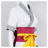 machi komacine cosplay hunter x hunter front waist yellow sash and red belt detail