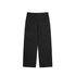 Mens dress pants black flat front, straight fit light business