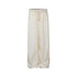 Ivory men's relaxed drawstring wide-leg pants isolated on white.