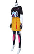 mira cosplay costume kpop outfit side view showing yellow skirt and accessories