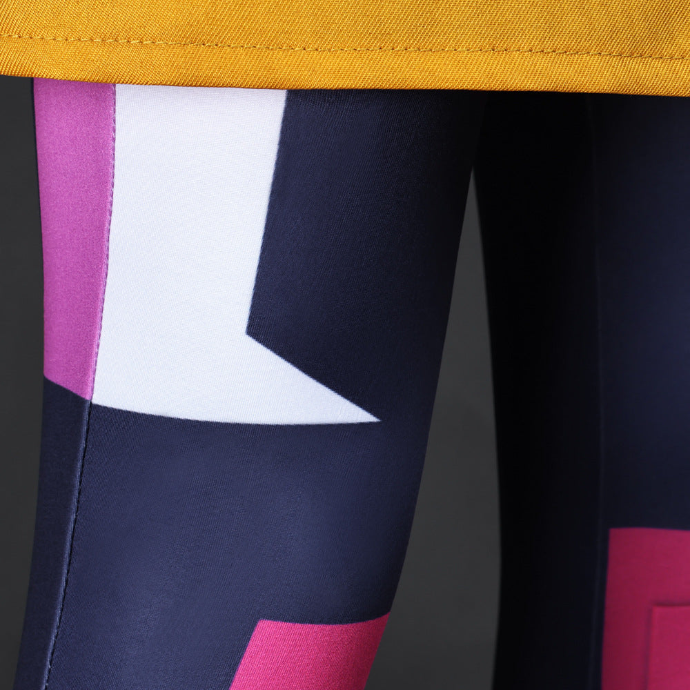 mira cosplay costume yellow skirt waistband detail kpop idol outfit close up