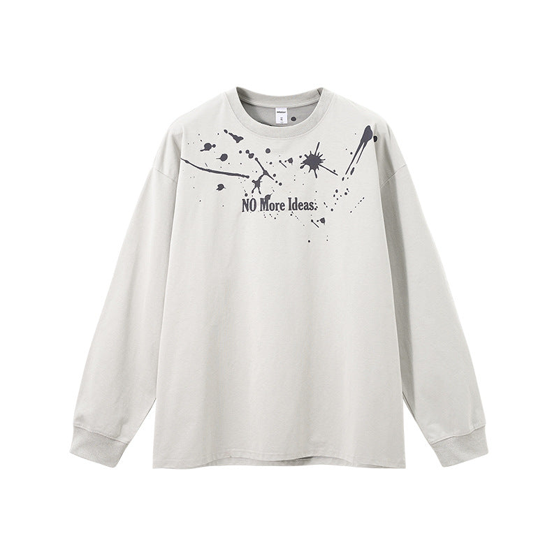 Off-white "NO More Ideas" long sleeve graphic t-shirt front view