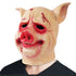 pig latex halloween mask animal cosplay headgear for adults