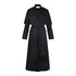priest robe halloween costume in black with cross necklace