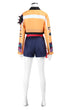 rumi halloween costume kpop cosplay back view yellow cropped jacket shorts