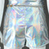 rumi white metallic halloween costume kpop cosplay chain belt and accessory detail