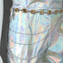 rumi white metallic halloween costume kpop cosplay silver crop top detail