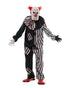 Scary clown Halloween costume full front view