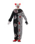 Full scary clown Halloween jumpsuit full view