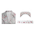 Silent Hill nurse Halloween outfit flat lay with bloody dress headpiece and belt