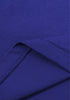 Fabric texture close-up showing inner and outer stitching in academy blue.