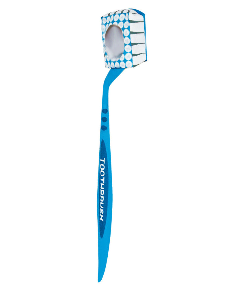 blue toothbrush halloween costume side angle unisex funny cosplay accessory
