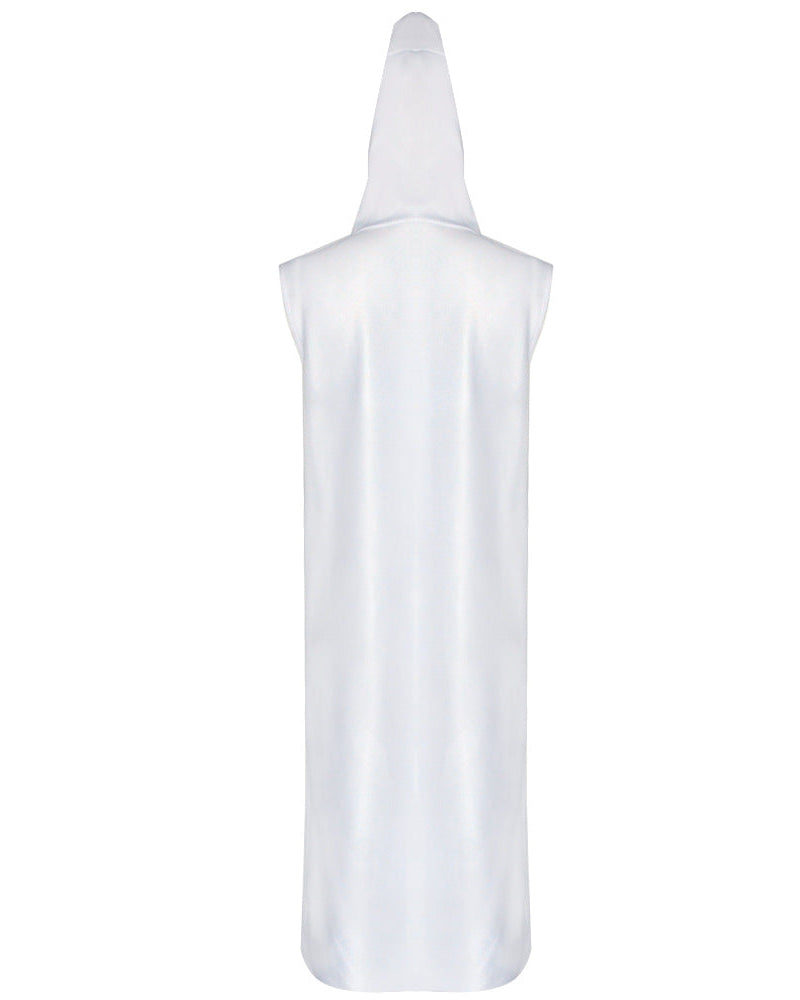  toothpaste halloween costume back view white tunic unisex funny cosplay outfit
