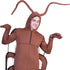 Unisex cockroach outfit for adults with realistic bug legs