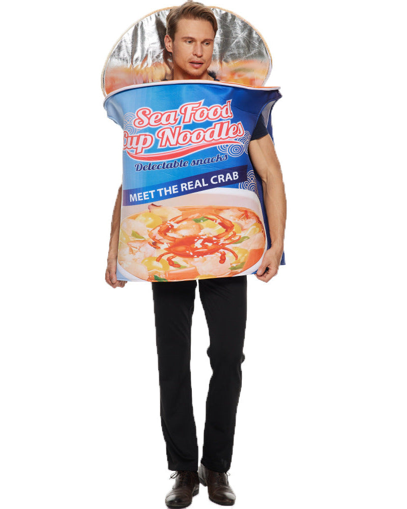 Seafood instant ramen cosplay outfit full view