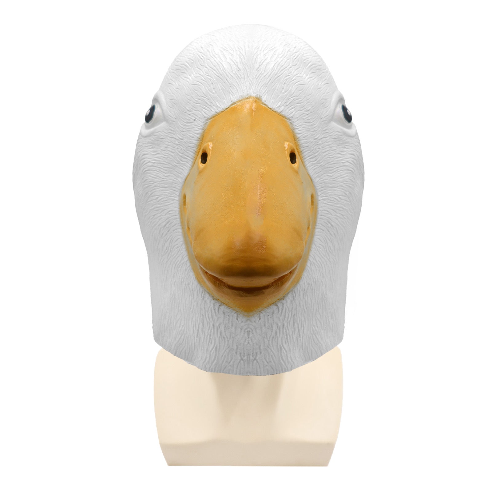 yellow duck latex halloween mask animal funny headgear